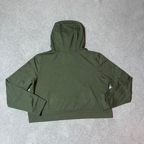 BYLT Premium Basics Essential Cropped Soft Jersey Hoodie Women's Large - Picture 3 of 6